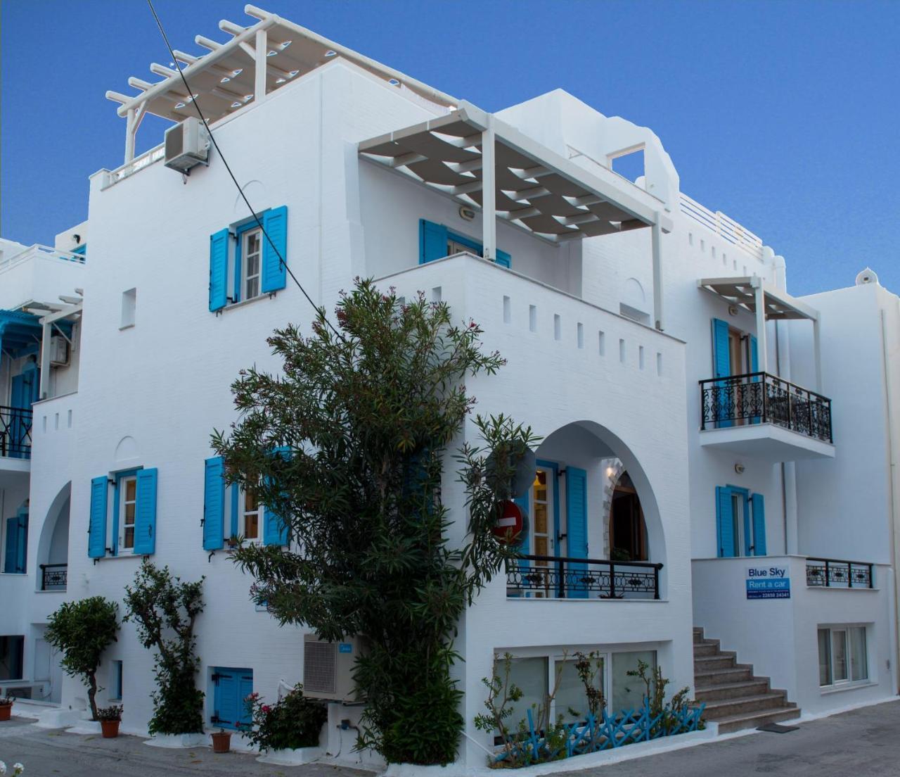 Blue Sky Summer Naxos City Exterior photo
